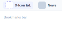 Bookmarks bar preview